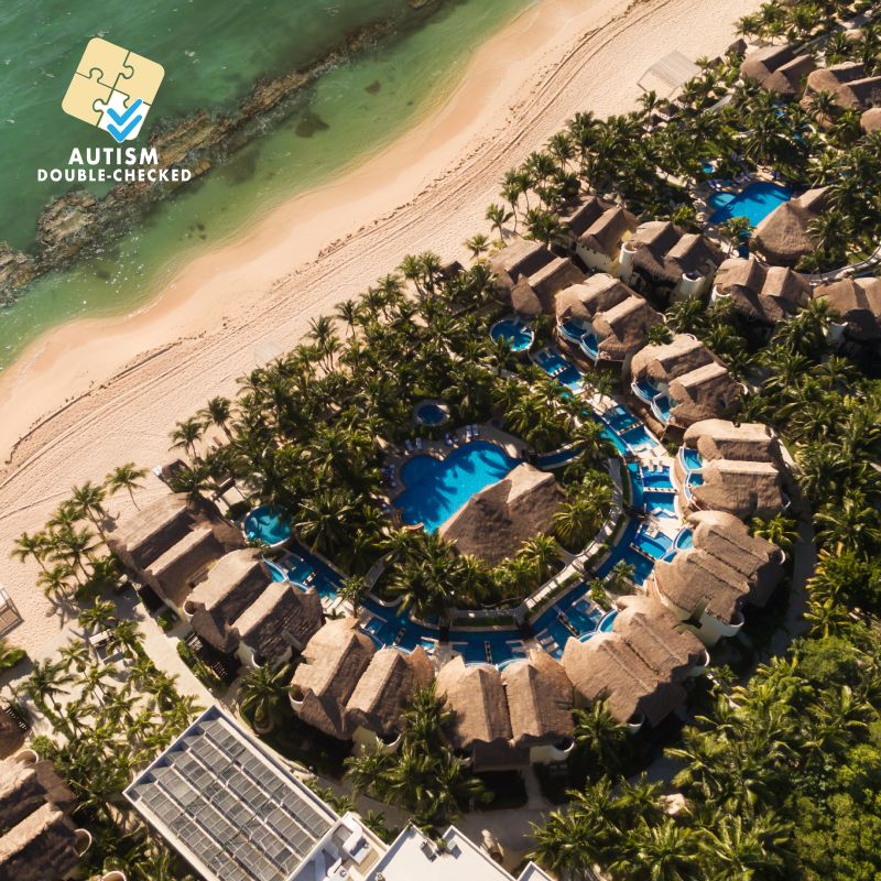A High Angle View Of A Resort