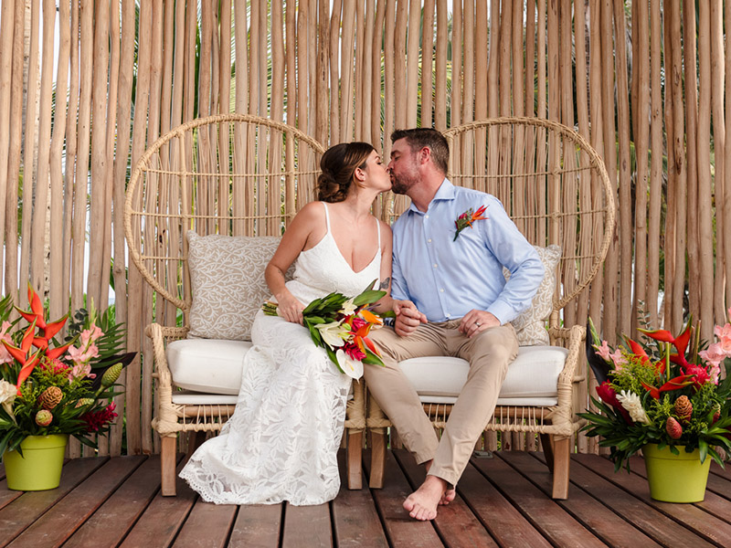 FOREVER ROMANCE, SYMBOLIC WEDDINGS* Feel the tropical love in the air
